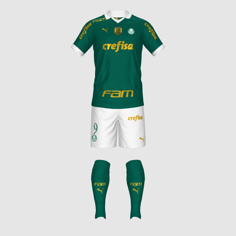Palmeiras Home Kit n°1 23/24 FIFA 23 Kit Creator Showcase