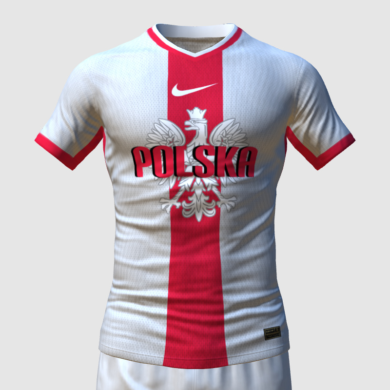 Poland Euro 2024 Home Concept FIFA 23 Kit Creator Showcase