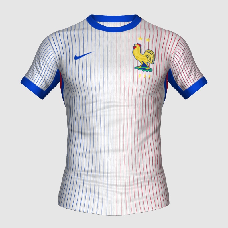 France Euro 2024 away FIFA 23 Kit Creator Showcase