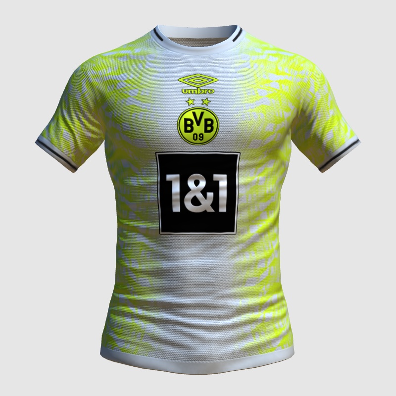 Borussia Dortmund 'Retro style' Third kit v.2 - FIFA Kit Creator Showcase