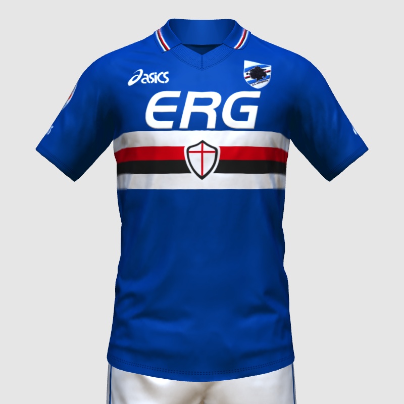 2003/04 SEASON: ASICS × SAMPDORIA - FIFA Kit Creator Showcase