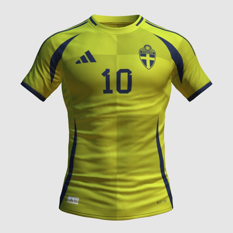 Sweden 2026 World Cup Home Kit - FIFA Kit Creator Showcase