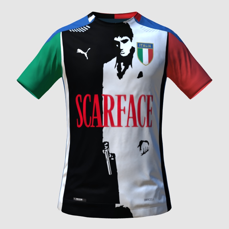 Scarface Sticker Kit Scarface Italy retro kit - FIFA Kit Creator Showcase