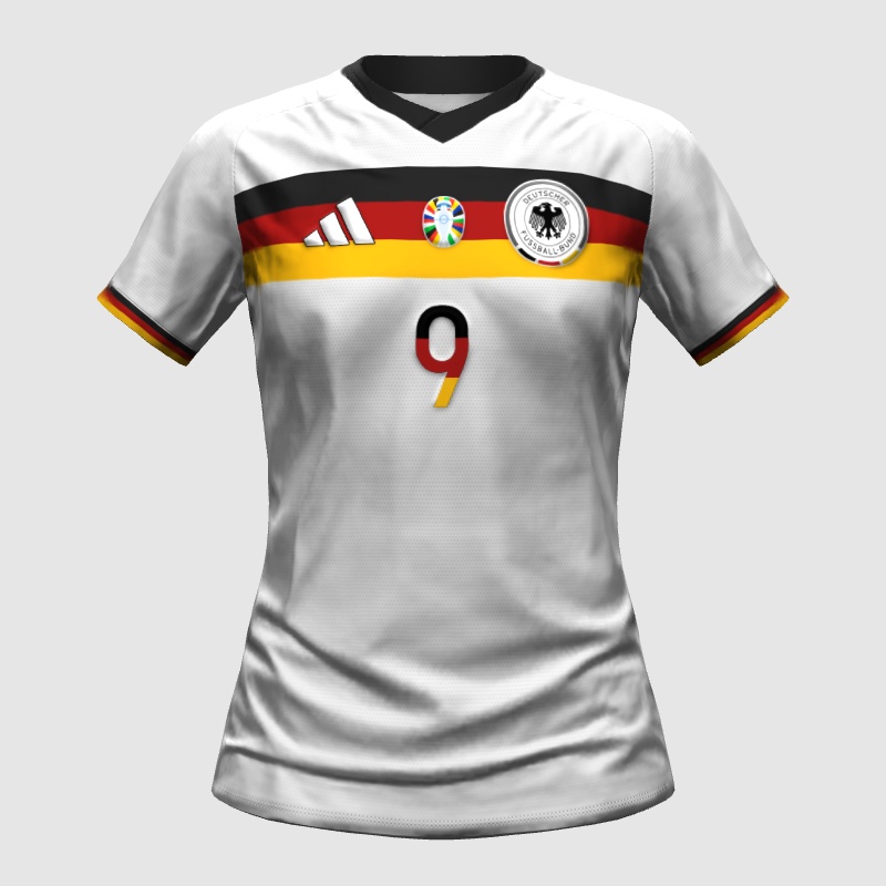 Germany women's euros 2025 home kit concept FIFA 23 Kit Creator Showcase