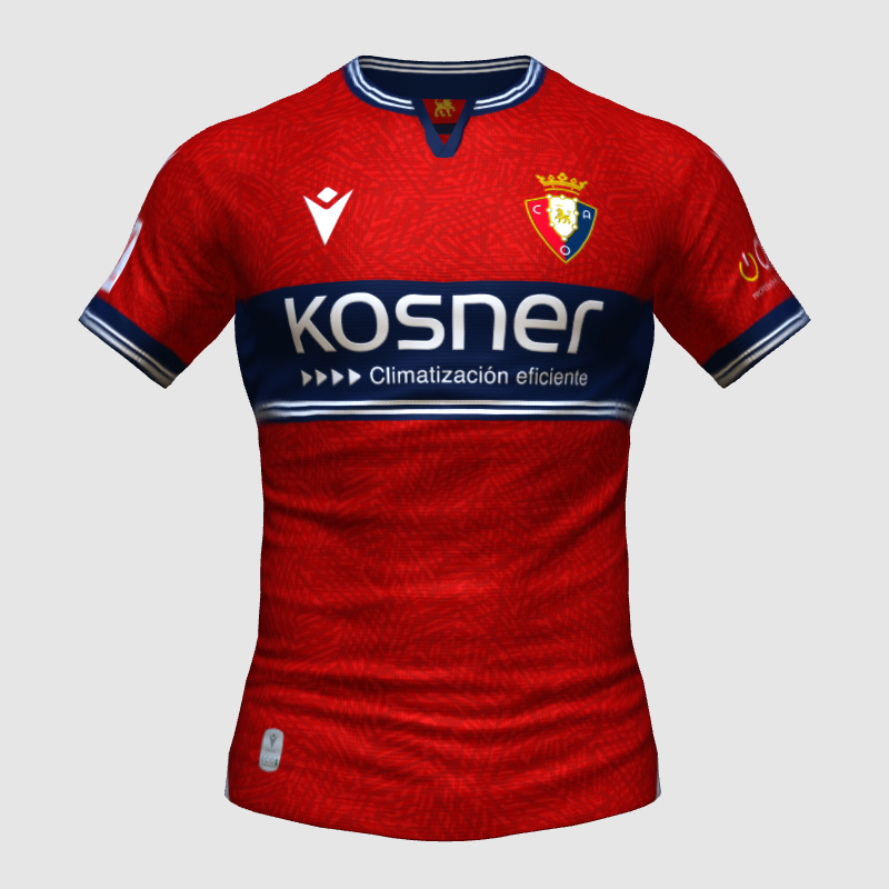 Osasuna X Macron 2024 25 Home Concept Kit FIFA Kit Creator Showcase osasuna-x-macron-2024-25-home-concept-kit-fifa-kit-creator-showcase