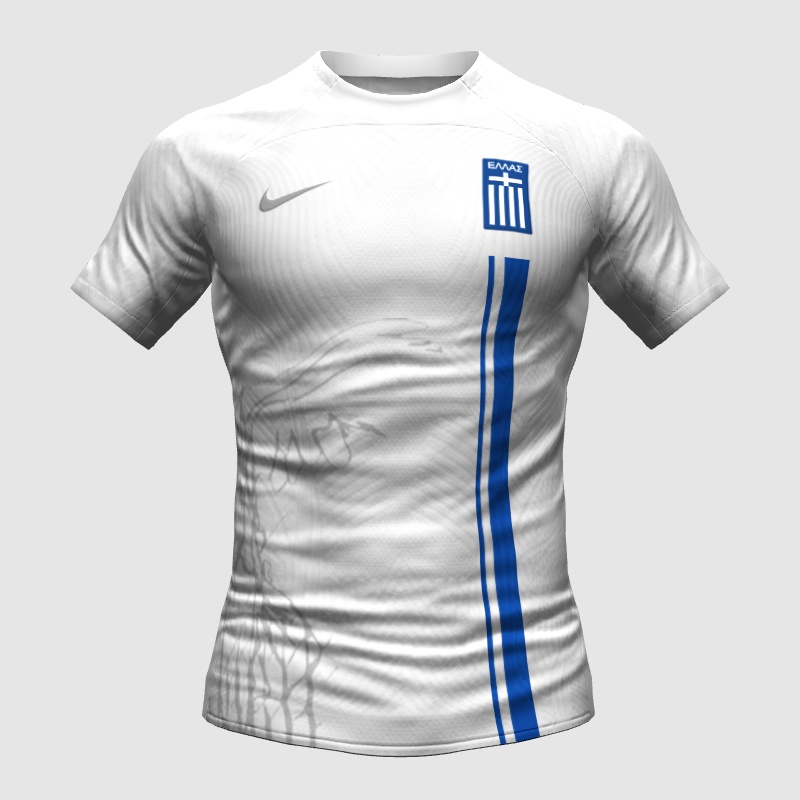 Greece 2024 Home Kit FIFA 23 Kit Creator Showcase