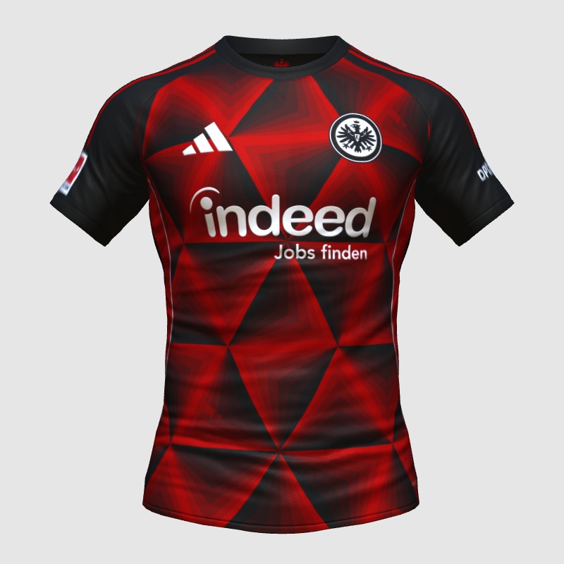 Eintracht Frankfurt xAdidas 25/26 home concept kit - FIFA Kit