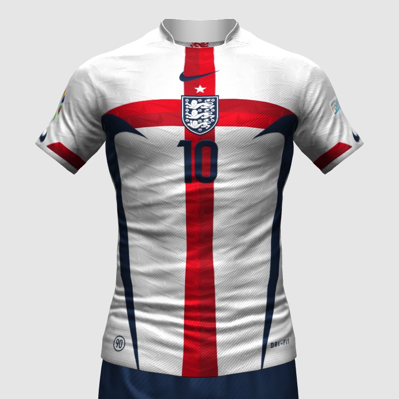 England / Home / Nike custom template - FIFA Kit Creator Showcase