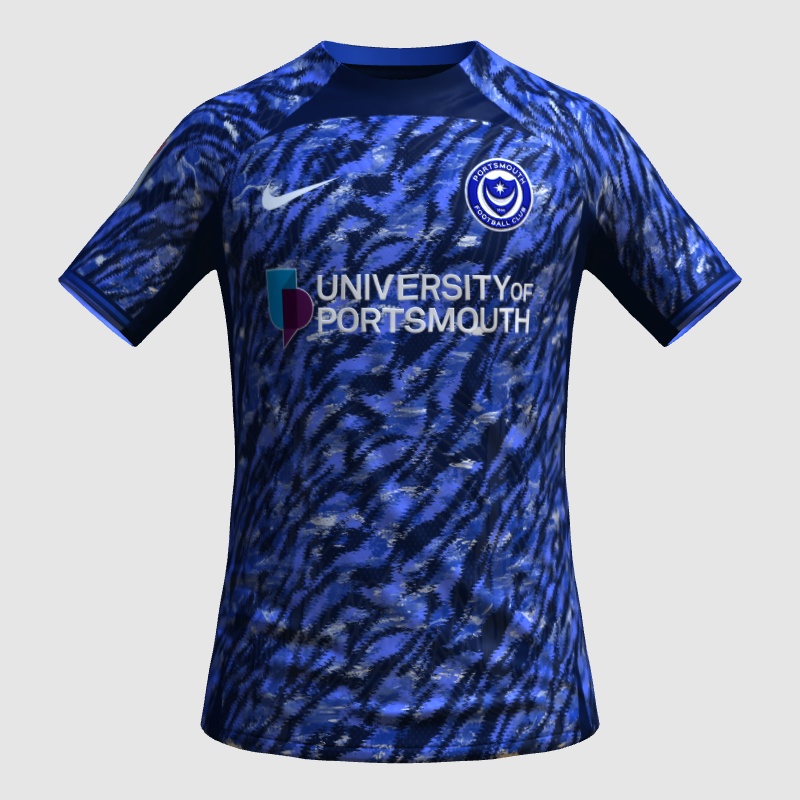 Portsmouth 2024 25 home concept kit fifa kit creator showcase