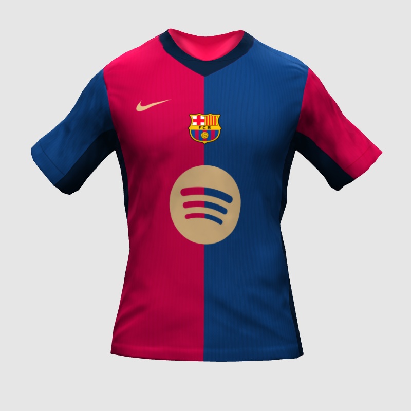 FC Barcelona 24/25 home kit FM Kit Creator Showcase