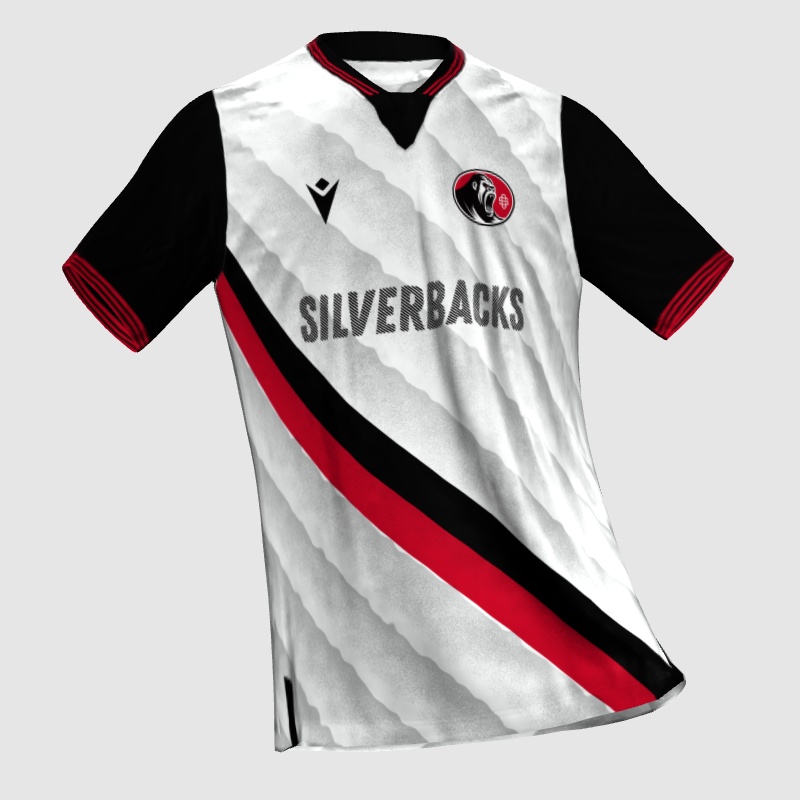 Cincinnati Silverbacks Away Kit (EAFC) - FIFA Kit Creator Showcase