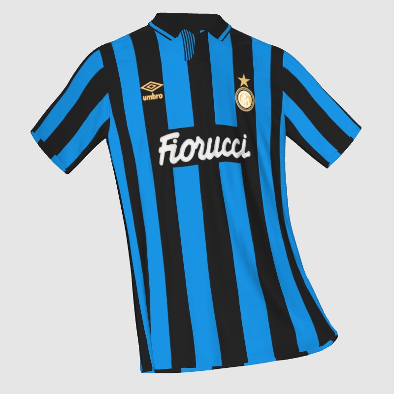 Inter Milan Umbro Home 92-93 - FIFA Kit Creator Showcase