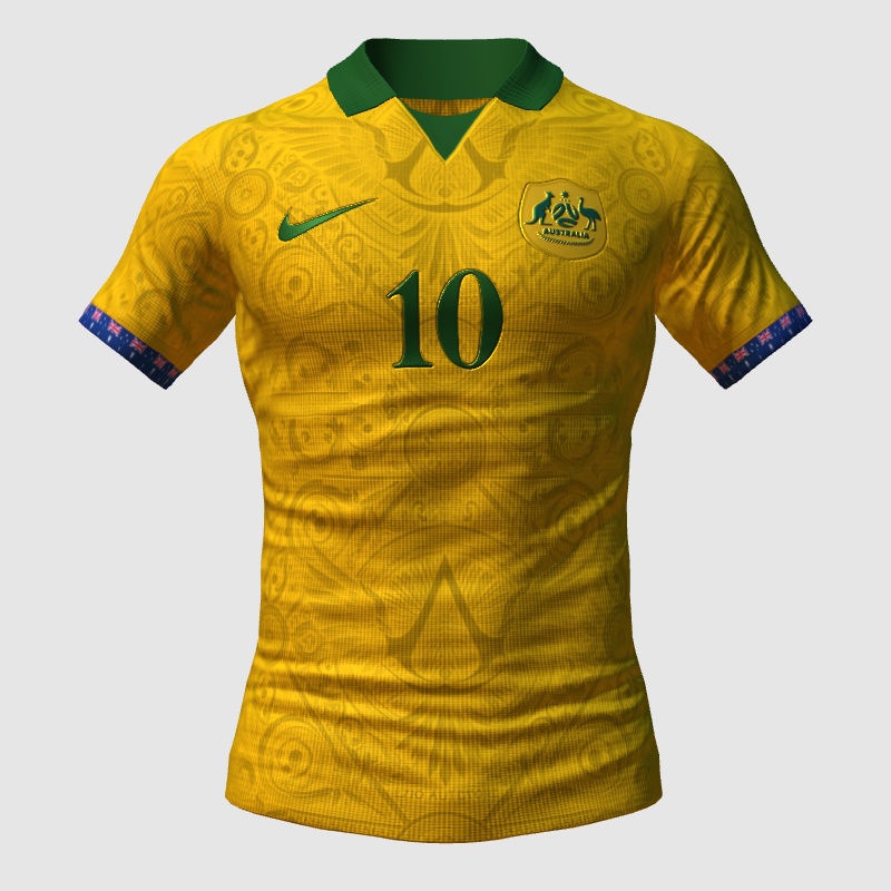 Australia home jersey concept elijahz fifa kit creator showcase