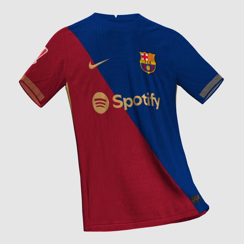 Barcelona Home Diagonal Half & Half - FIFA Kit Creator Showcase