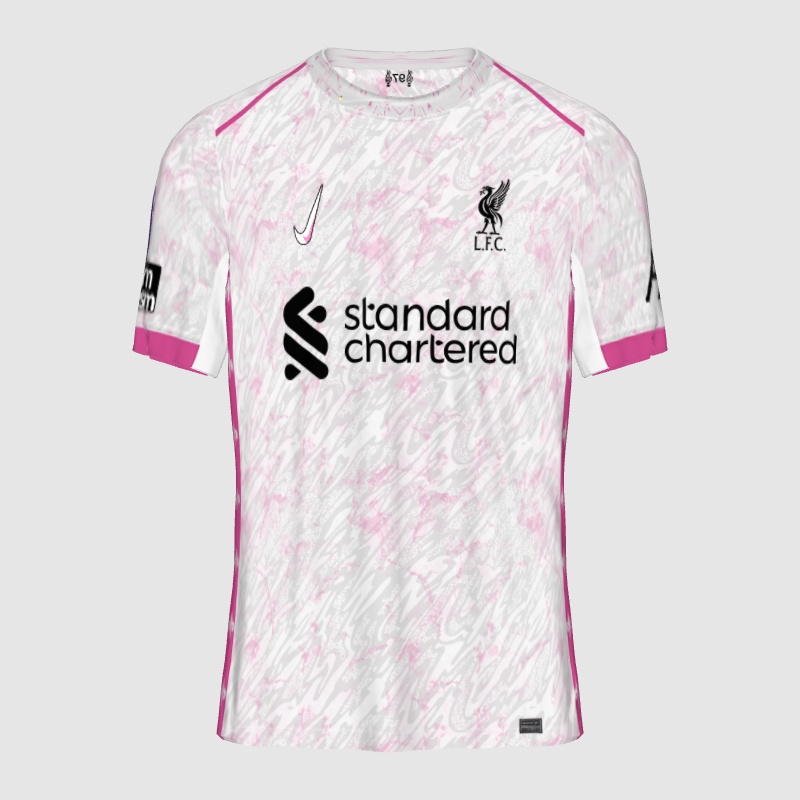 Liverpool Pink Third Kit 25/26 Concept - FIFA Kit Creator Showcase