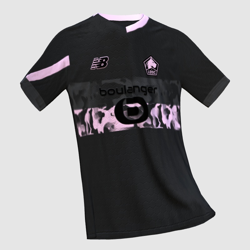 Maillot Third Lille 2008/2009 – Hazard #26, Taille L1, Neuf Sans Étiquette