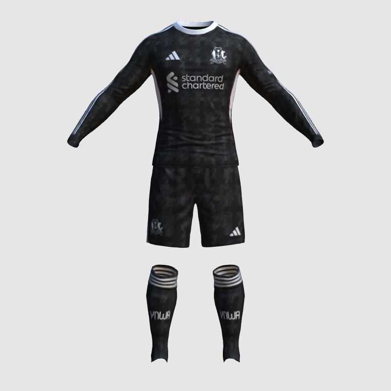 Liverpool Away Goalkeeper Kit 25-26 - FIFA Kit Creator Showcase