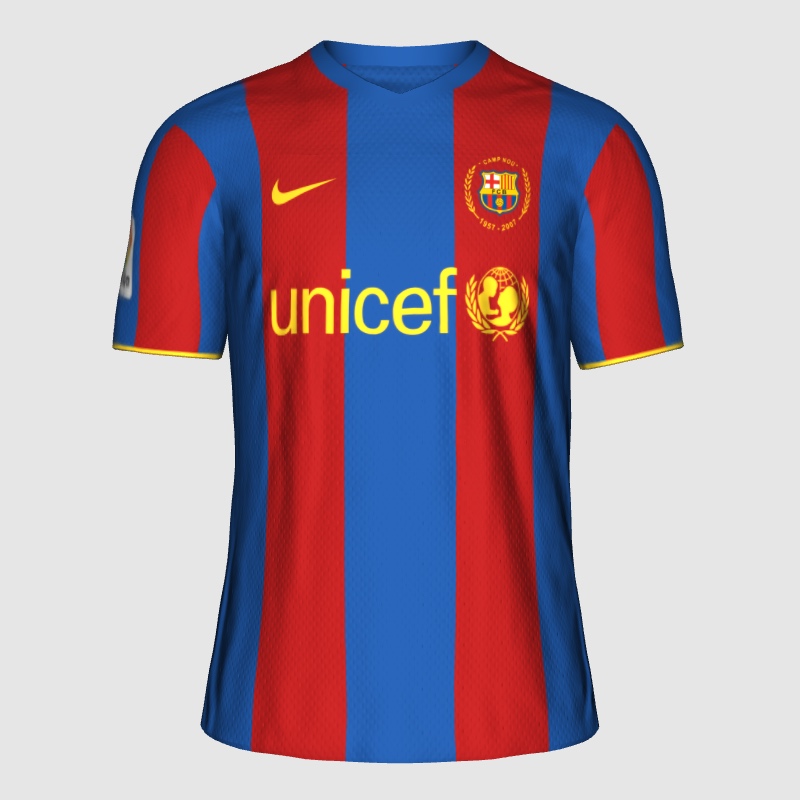 FC Barcelona 2008/09 Home Kit - Lionel Messi - FIFA Kit Creator