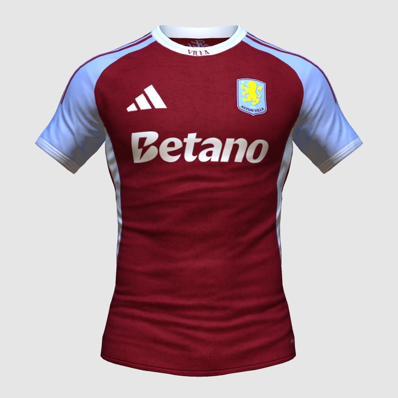 Aston Villa 2026 Home Kit Concept FIFA Kit Creator Showcase