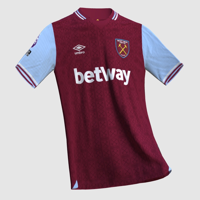West Ham 2025 26 Home Kit Concept FIFA Kit Creator Showcase 6761c1a772e84