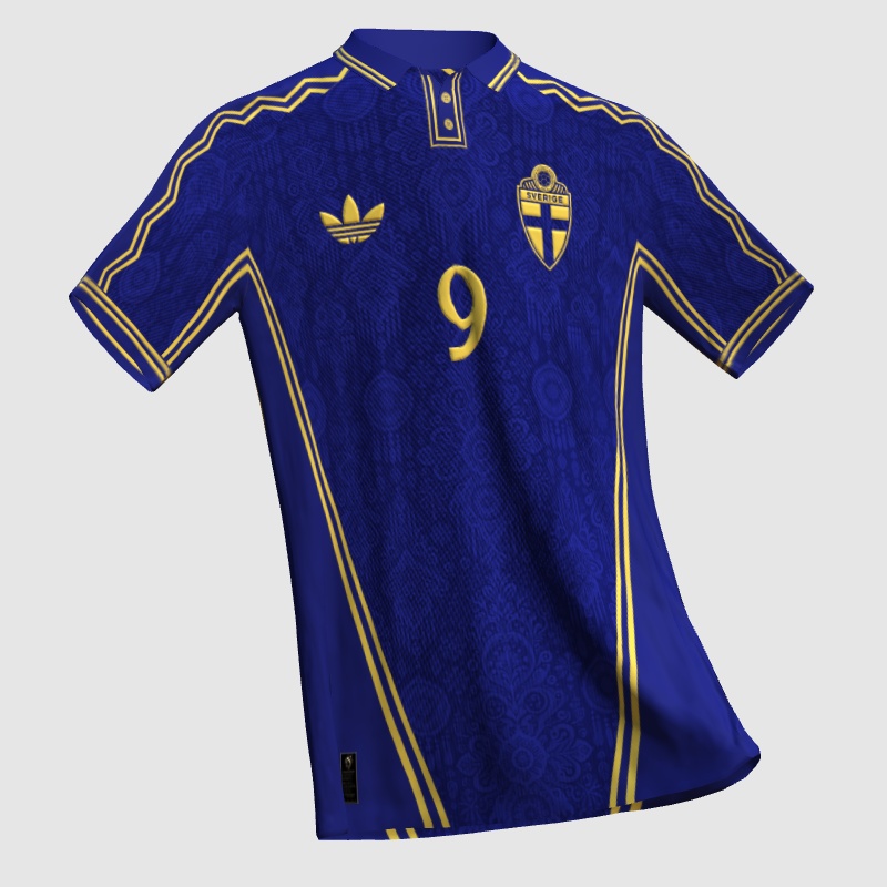 Sweden World Cup 2026 Away Kit Concept - FIFA Kit Creator Showcase