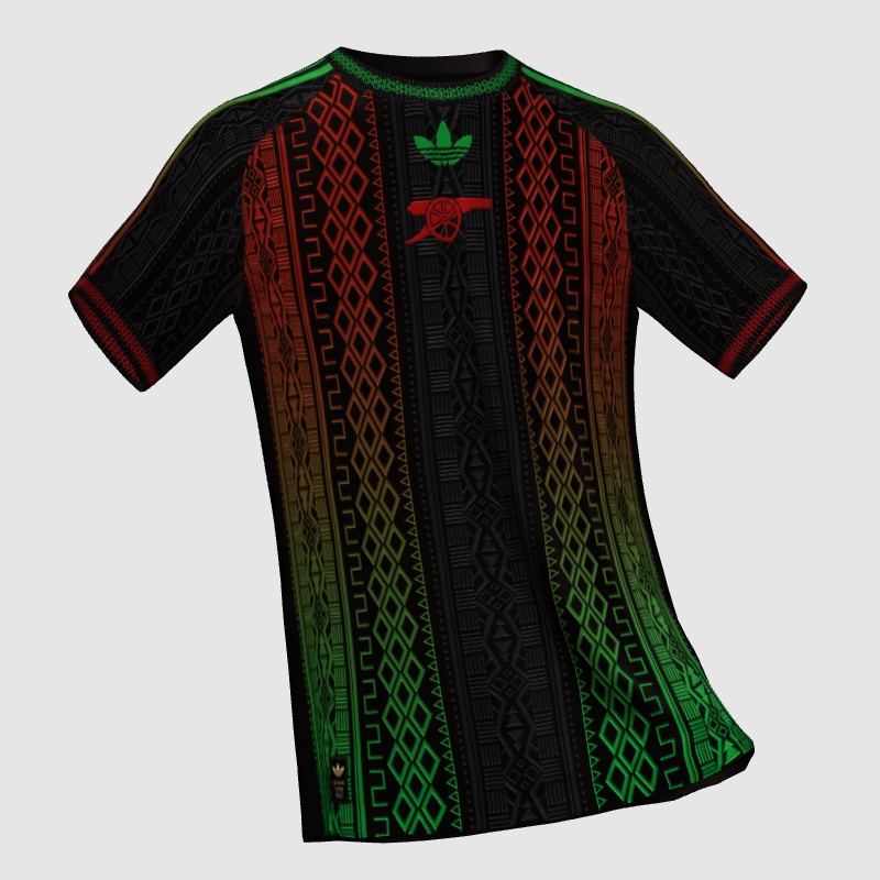 Arsenal “Africa” away Burns Sportswear Collab - FIFA Kit Creator Showcase
