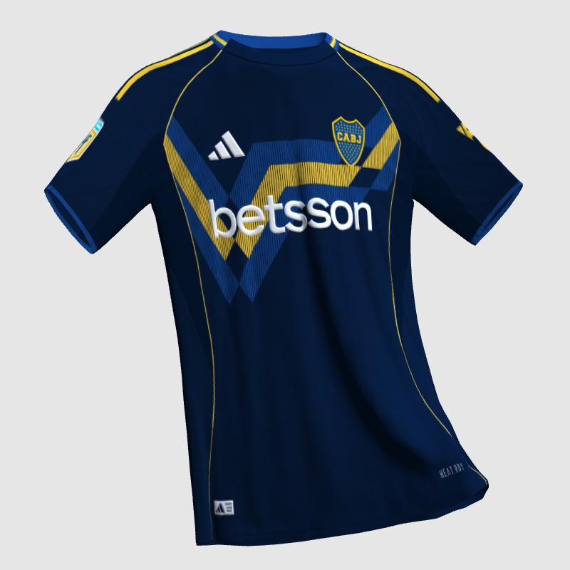 Boca Juniors Home Kit 25/26 Concept | 4adrian - FIFA Kit Creator Showcase