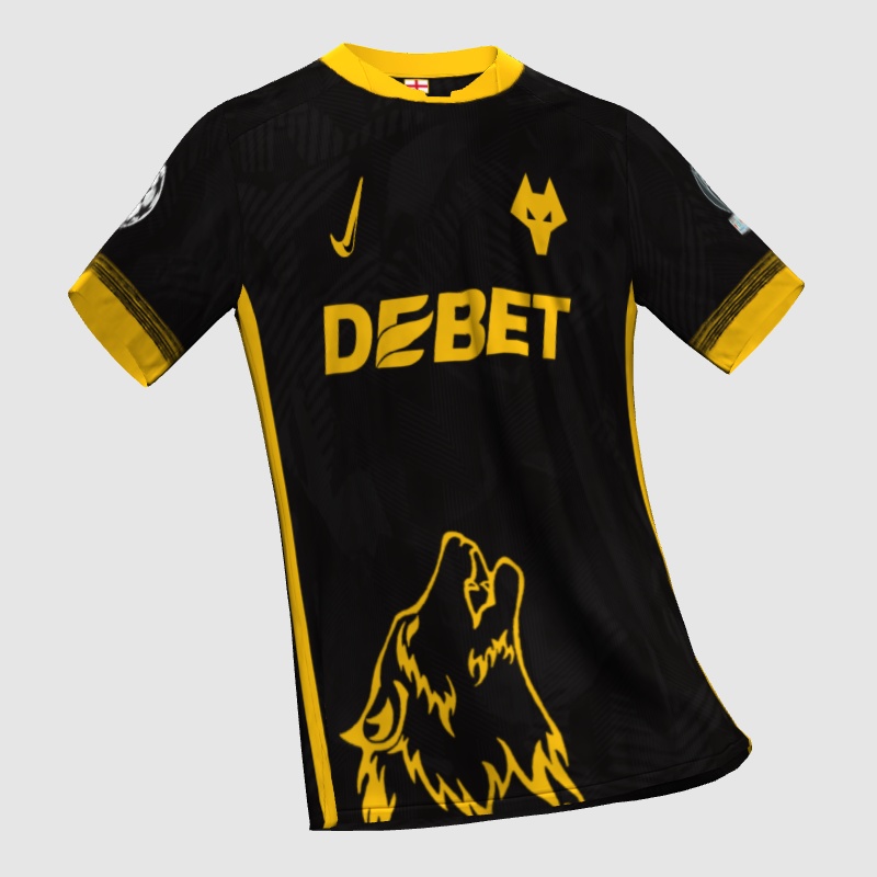 Wolves FC X Nike Third Kit 25/26 UCL - FIFA Kit Creator Showcase