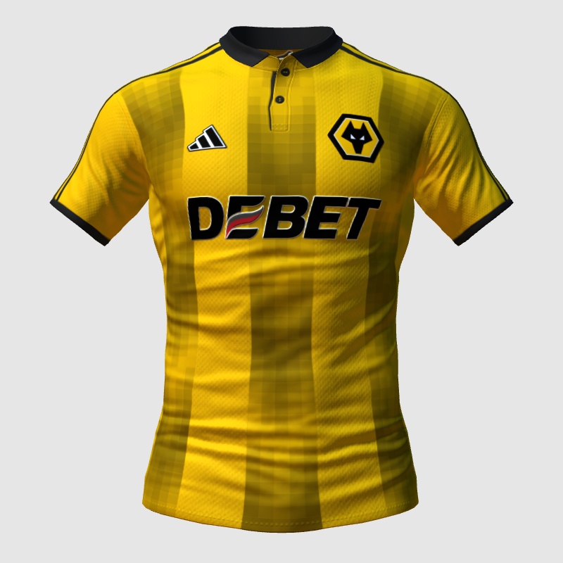 Wolves Design Match wolves adidas home concept - FIFA Kit Creator Showcase