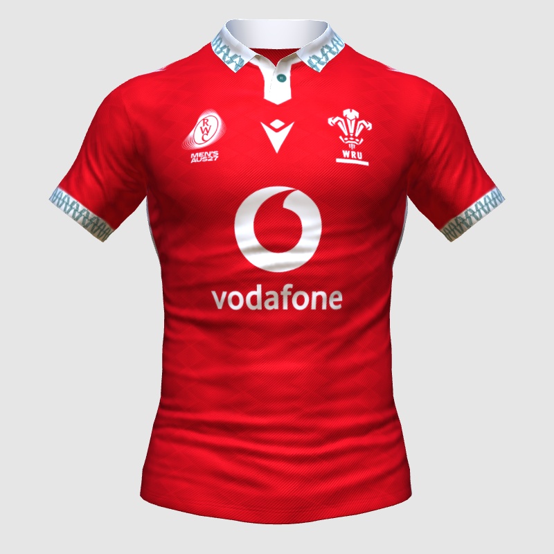 Welsh Rugby Kit Pattern Wales Rugby Home Kit - FIFA Kit Creator Showcase