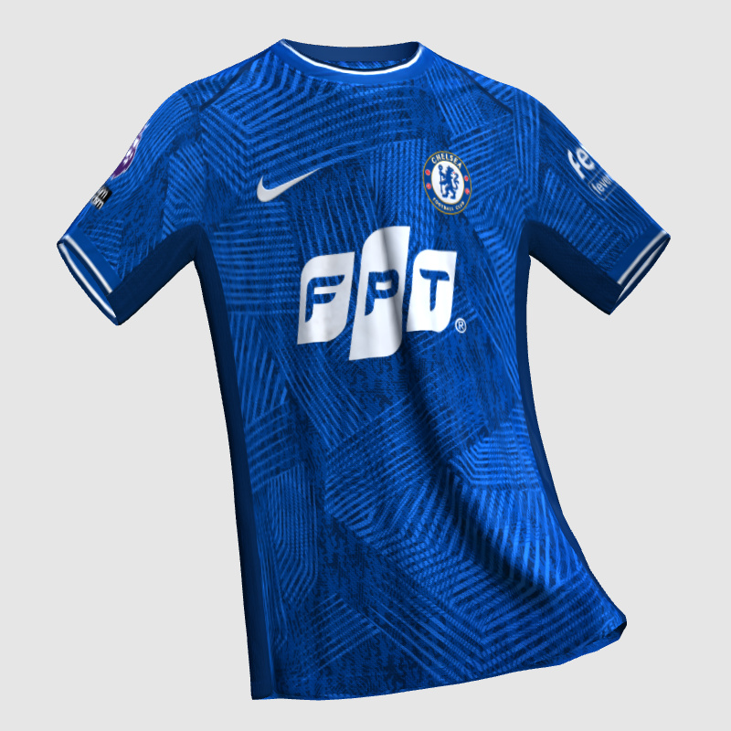Chelsea x FPT 2025/26 home concept kit - FIFA Kit Creator Showcase