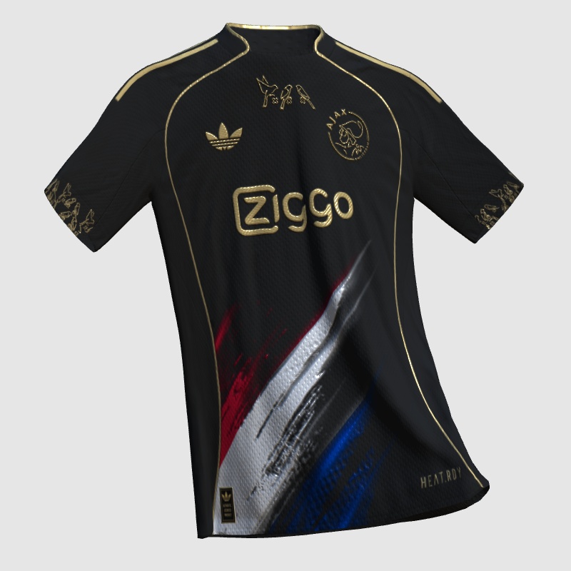 Ajax Three Little Birds 25 26 Special Kit Concept FIFA Kit Creator ajax-three-little-birds-25-26-special-kit-concept-fifa-kit-creator