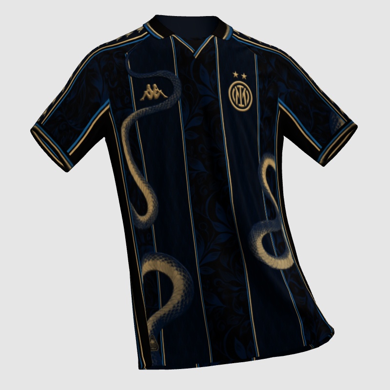 Inter x kappa 3rd kit concept fifa kit creator showcase