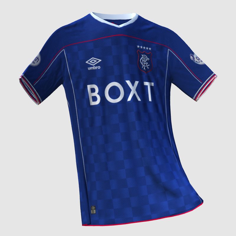 Rangers Home Kit Concept. - FIFA Kit Creator Showcase
