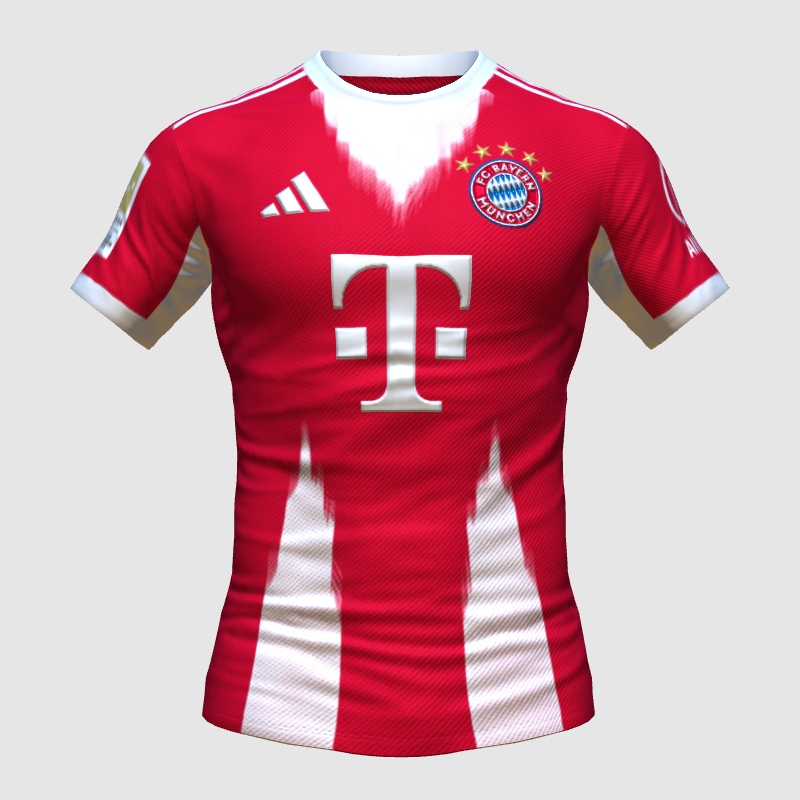 adidas Bayern Munich Home Müller 25 Shirt 2024-2025 (Official Printing
