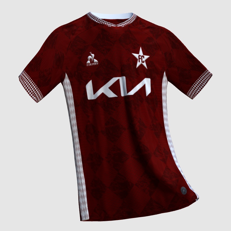 Star FC Red Diamond Kit - FIFA Kit Creator Showcase