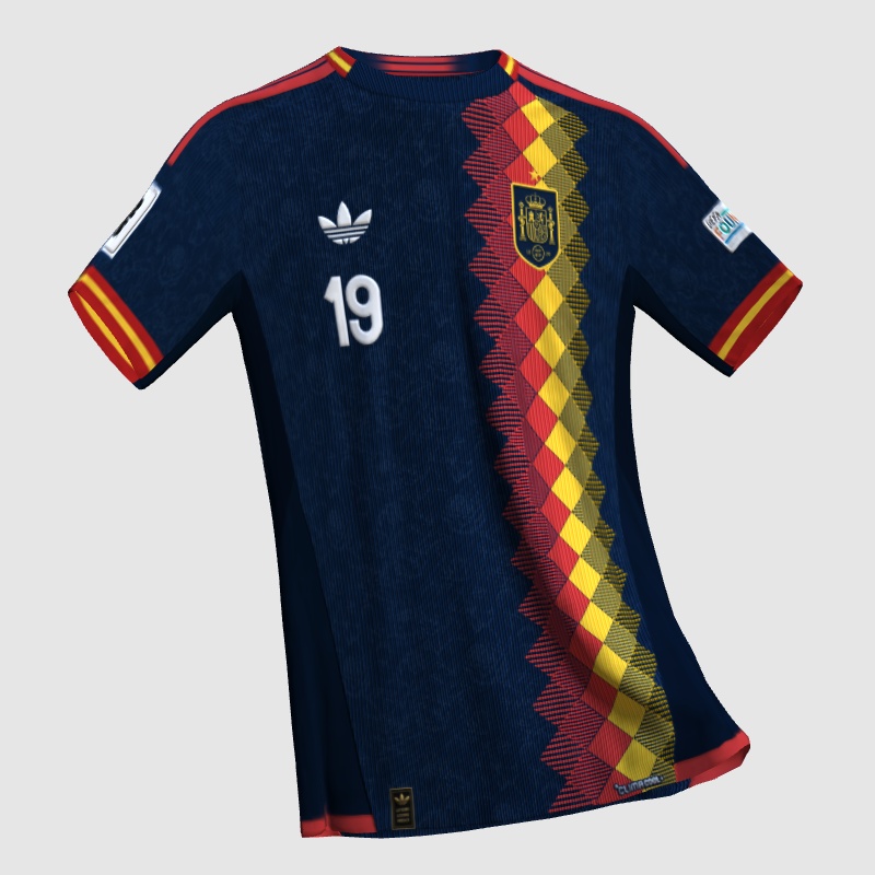 WC: Spain Away Kit 26/27 Concept | 4adrian - FIFA Kit Creator Showcase