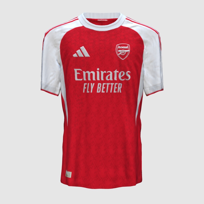 Arsenal 25 26 Home Kit FIFA Kit Creator Showcase arsenal-25-26-home-kit-fifa-kit-creator-showcase