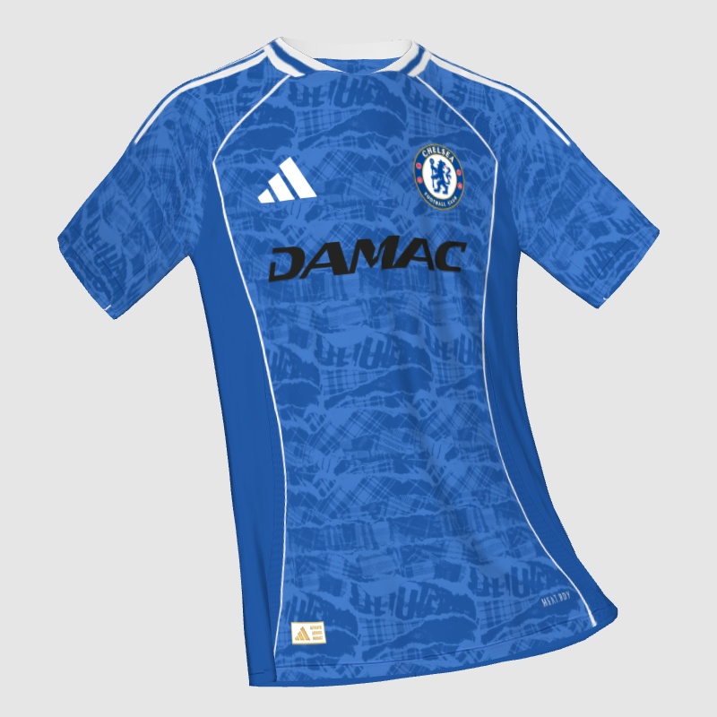 Chelsea X Adidas Home Kit 25/26 - FIFA Kit Creator Showcase