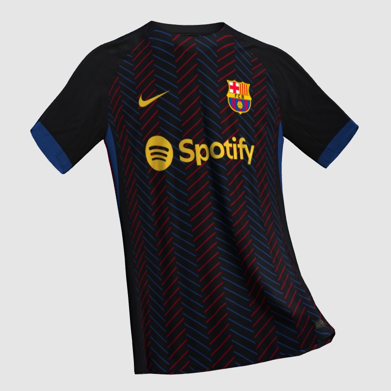 Fifa Pattern Barcelona Away - Pattern Perfection 20 - FIFA Kit Creator Showcase