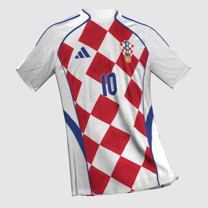 CROATIA X ADIDAS KIT FANTASY LOCAL 2027 - FIFA Kit Creator Showcase