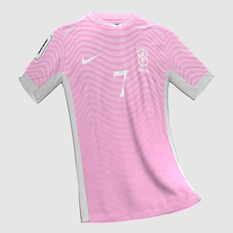Brazil Pink Rio Kit Brazil summer pink beach kit concept - FIFA Kit Creator Showcase