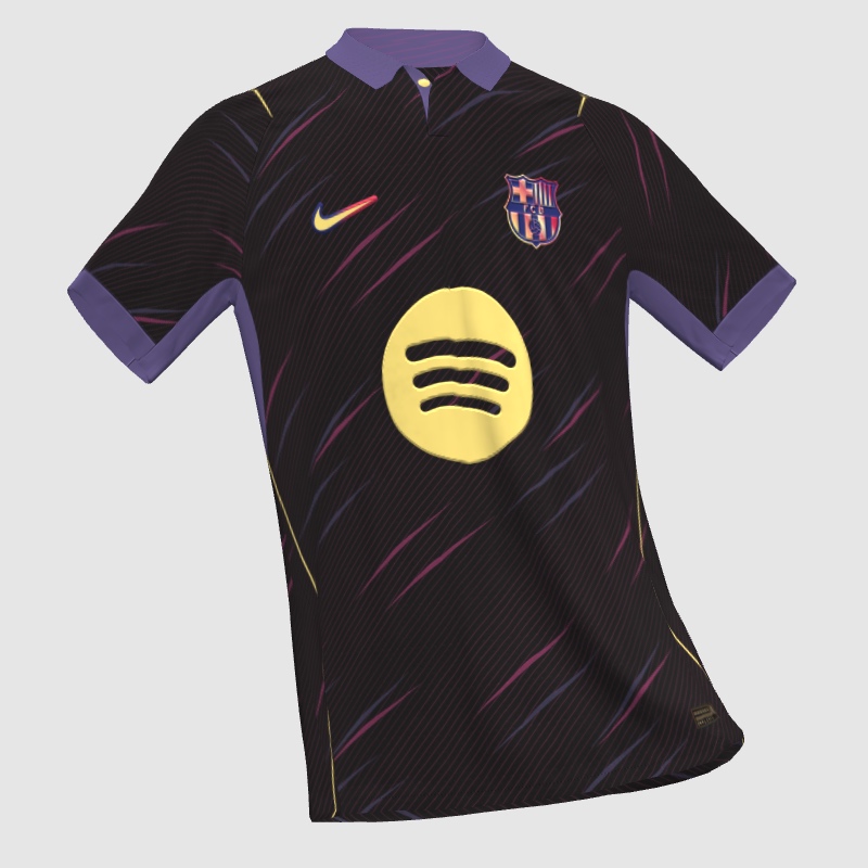 Barcelona Third Kit 25-26 - FIFA Kit Creator Showcase