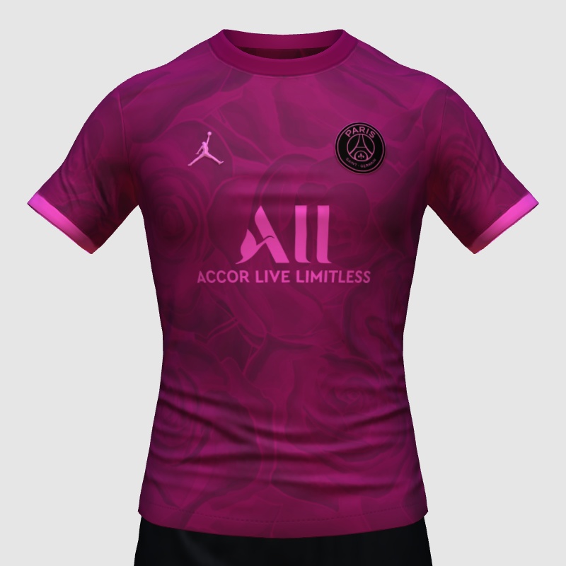 PSG purple roses concept kit - FIFA Kit Creator Showcase