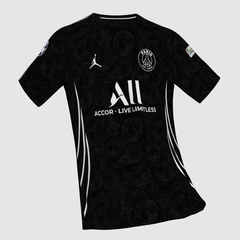 PSG black 26/27 concept kits - FIFA Kit Creator Showcase