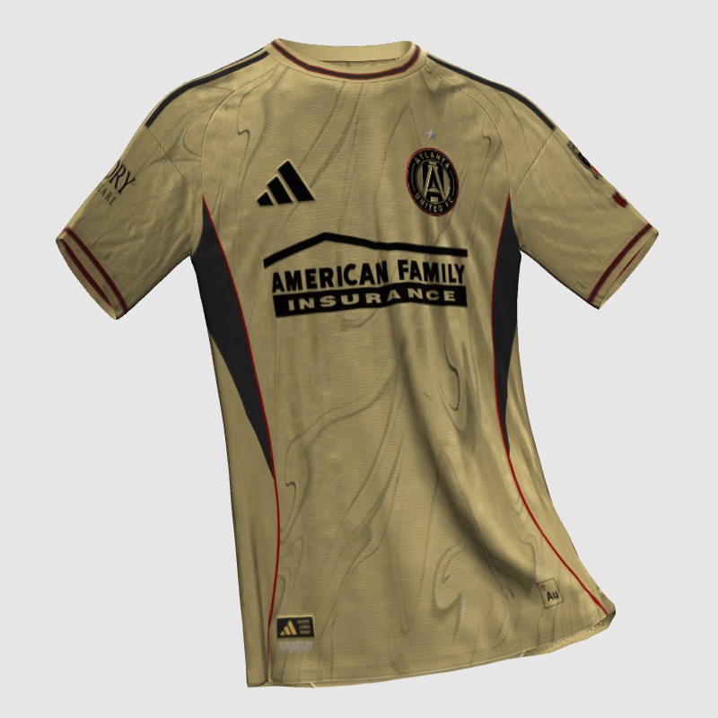 Atlanta Kit 2026 Atlanta United Gold Standard 3rd Kit Concept - FIFA Kit Creator ...