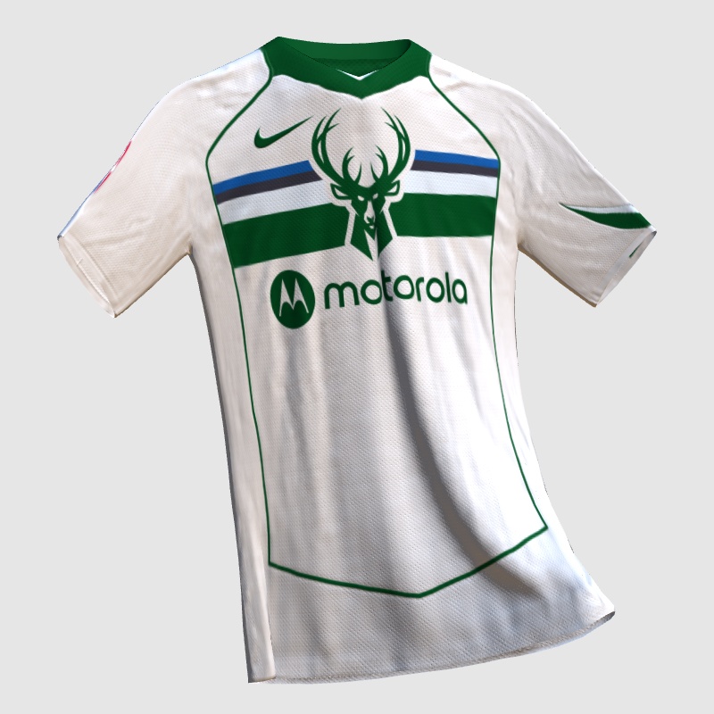 NBA Football Concept #3 - Milwaukee Bucks - FIFA Kit Creator Showcase