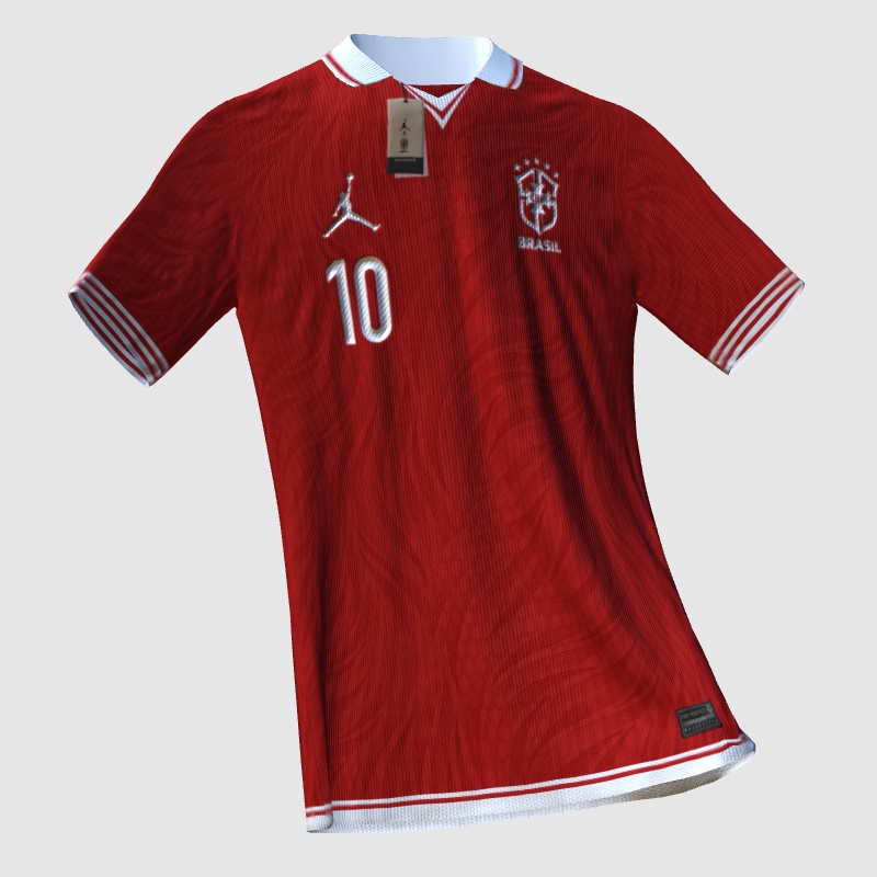 Brazil X Jordan Red Kit - FIFA Kit Creator Showcase