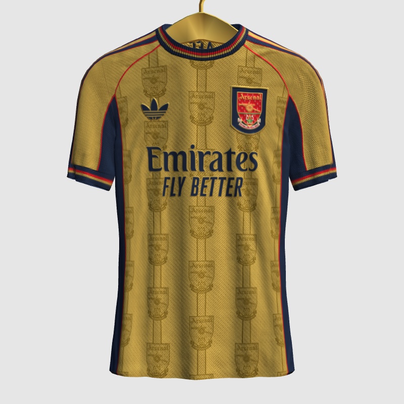 Adidas X Arsenal Gold Kit Competition FIFA Kit Creator Showcase adidas-x-arsenal-gold-kit-competition-fifa-kit-creator-showcase