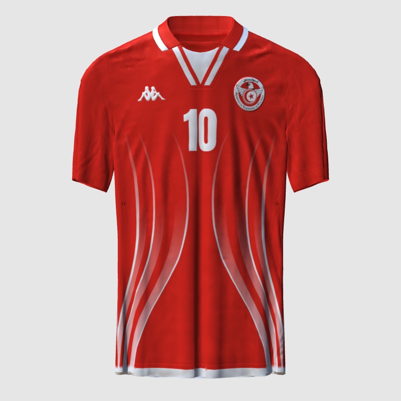 Tunisia X Kappa 2026 WC Concept Home FIFA Kit Creator Showcase tunisia-x-kappa-2026-wc-concept-home-fifa-kit-creator-showcase